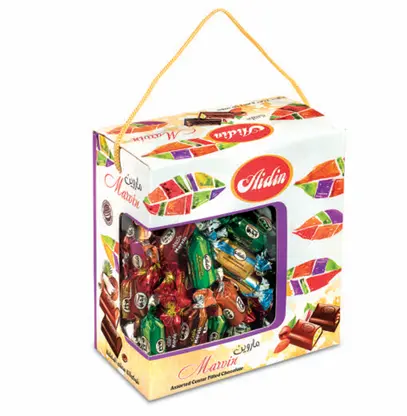 6270 - Aidin Center filled milk &dark choclate 