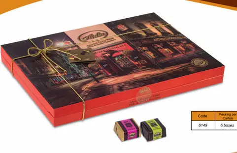 6149 - Aidin Center filled milk & dark choclate 