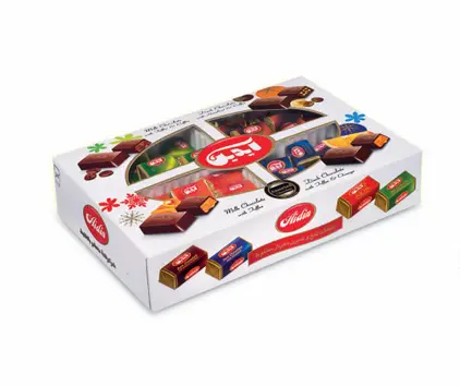 6767 - Aidin Center filled milk & dark choclate 