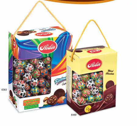 6363 - Aidin Center filled milk & Dark chocolate 