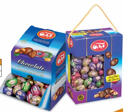 6248 - Aidin Egg chocolate filled with hazelnut & peanut 