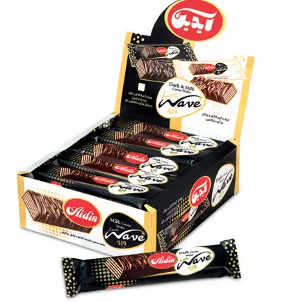 26400 - Aidin DArk cocoa coated wafer with peanut cream 