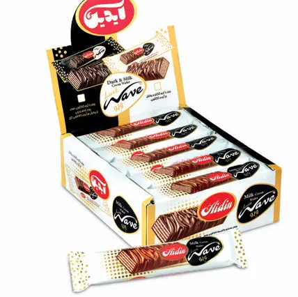 26401 - Aiidn Cocoa coated wafer with cocoa cream 