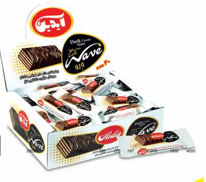 26300 - Aidin ADark cocoa coated wafer with  cream 