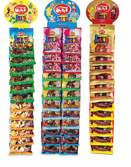 Gummy candy with fruit flavour 