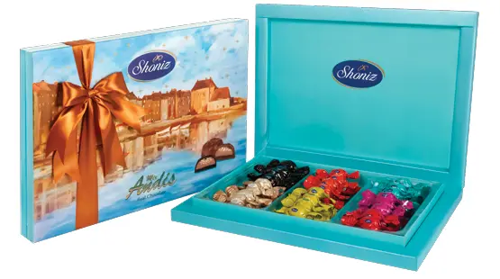 Andis center filled chocolate gift box 