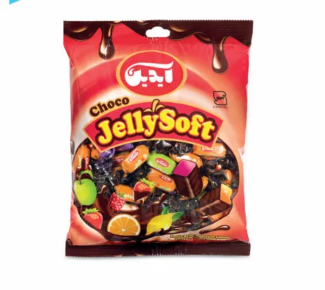 0605 - Aidin Choco JellySoft pectin based cocoa coated fruit flavored jelly gum