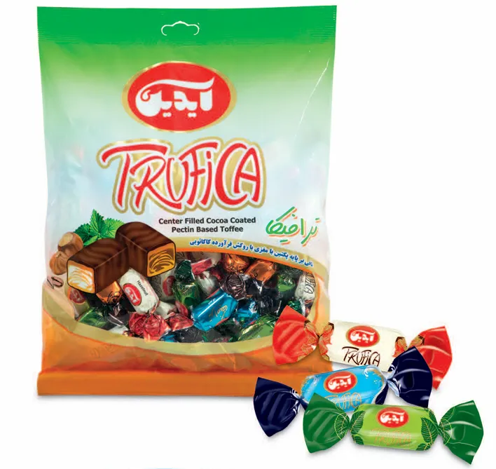 23104 - Aidin Center filled cocoa coated pectin based toffee 