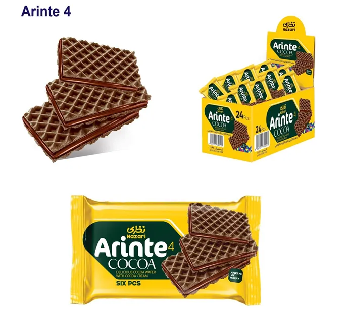 1166 - Nazari arinte4 cocoa wafer with cocoa cream 