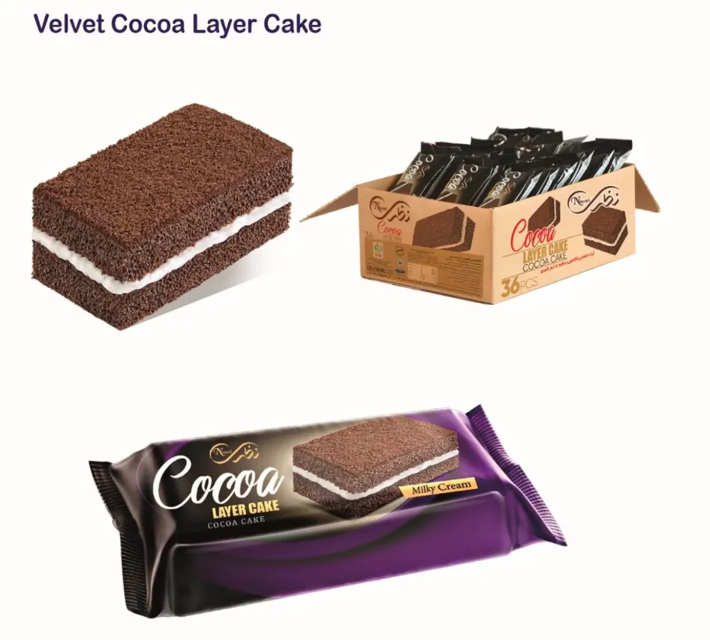 1070 - Nazari cocoa layer cake milky cream