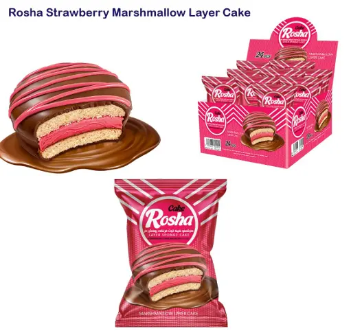 Rosha Strawberry Marshmallow Layer Cake